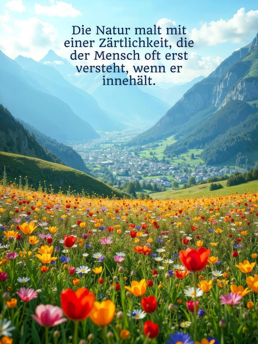 Zärtlichkeit der Natur: Alpen, Blüten & stille Größe